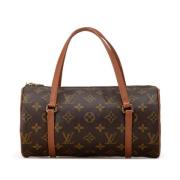 Louis Vuitton Vintage Pre-owned Canvas handvskor Brown, Dam