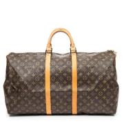 Louis Vuitton Vintage Pre-owned Belagd canvas handvskor Brown, Dam