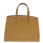 Prada Vintage Pre-owned Laeder prada-vskor Beige, Dam