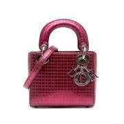 Dior Vintage Pre-owned Laeder handvskor Pink, Dam