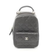 Chanel Vintage Pre-owned Canvas chanel-vskor Black, Dam