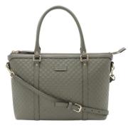 Gucci Vintage Pre-owned Laeder gucci-vskor Gray, Dam