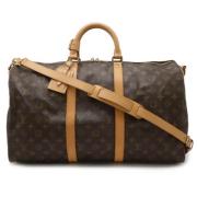 Louis Vuitton Vintage Pre-owned Tyg louis-vuitton-vskor Brown, Dam