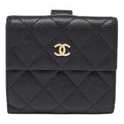 Chanel Vintage Pre-owned Laeder plnbcker Black, Dam