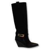 Elena Iachi Mockakilboots med Vintage Finish Black, Dam