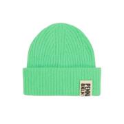 Penn&Ink N.Y Varm Stickad Beanie Mössa Green, Dam