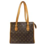 Louis Vuitton Vintage Pre-owned Tyg louis-vuitton-vskor Brown, Dam