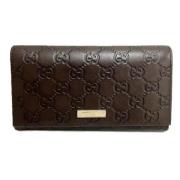 Gucci Vintage Pre-owned Laeder plnbcker Brown, Dam