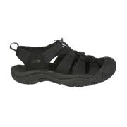 Keen Herr Triple Strap Sandaler Black, Herr