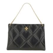 Tory Burch Diamantquiltad Hobo-väska Black, Dam