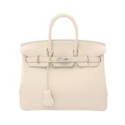 Hermès Vintage Pre-owned Laeder handvskor Beige, Dam