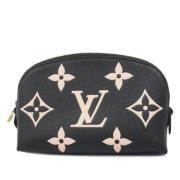 Louis Vuitton Vintage Pre-owned Tyg louis-vuitton-vskor Black, Dam