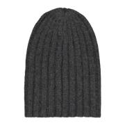 Laneus Alpacka ull Beanie Hat Gray, Dam