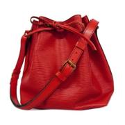 Louis Vuitton Vintage Pre-owned Tyg louis-vuitton-vskor Red, Dam