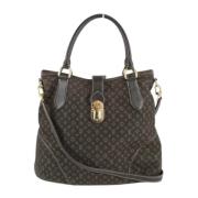 Louis Vuitton Vintage Pre-owned Tyg louis-vuitton-vskor Brown, Dam