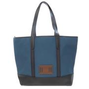 Coach Pre-owned Pre-owned Canvas axelremsvskor Blue, Dam