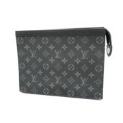 Louis Vuitton Vintage Pre-owned Tyg louis-vuitton-vskor Black, Herr