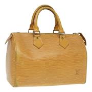 Louis Vuitton Vintage Pre-owned Laeder handvskor Yellow, Dam