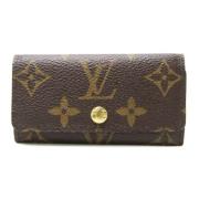 Louis Vuitton Vintage Pre-owned Tyg nyckelhllare Brown, Dam