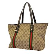 Gucci Vintage Pre-owned Canvas gucci-vskor Brown, Dam