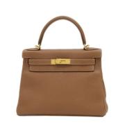 Hermès Vintage Pre-owned Laeder handvskor Yellow, Dam