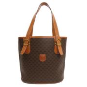 Celine Vintage Pre-owned Plast handvskor Brown, Dam