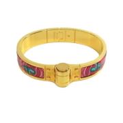 Hermès Vintage Pre-owned Metall armband Yellow, Dam