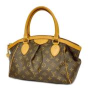 Louis Vuitton Vintage Pre-owned Tyg louis-vuitton-vskor Brown, Dam