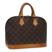 Louis Vuitton Vintage Pre-owned Canvas handvskor Brown, Dam