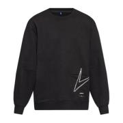 Ader Error Sweatshirt med logotyp Black, Unisex