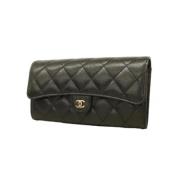 Chanel Vintage Pre-owned Laeder plnbcker Black, Dam