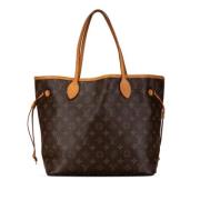 Louis Vuitton Vintage Pre-owned Canvas axelremsvskor Brown, Dam