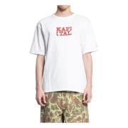 Kapital Jersey Rookie Crew T med tryck White, Herr