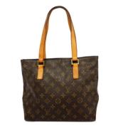 Louis Vuitton Vintage Pre-owned Tyg louis-vuitton-vskor Brown, Dam