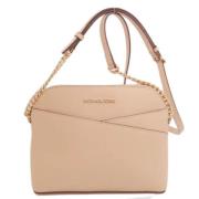 Michael Kors Pre-owned Pre-owned Plast axelremsvskor Beige, Dam