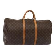 Louis Vuitton Vintage Pre-owned Canvas handvskor Brown, Dam