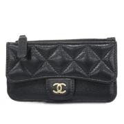 Chanel Vintage Pre-owned Laeder plnbcker Black, Dam