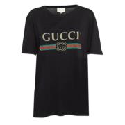 Gucci Vintage Pre-owned Tyg toppar Black, Dam