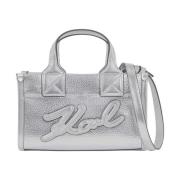 Karl Lagerfeld Kornig Toteväska Silver Gray, Dam