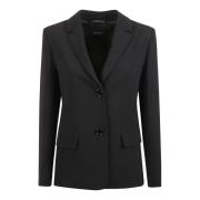 Max Mara Svarta Jackor för Kvinnor Undici Black, Dam