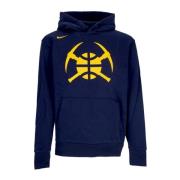 Nike Denver Nuggets Fleece Hoodie Blue, Herr