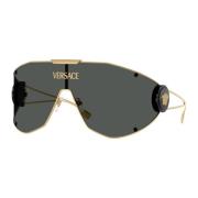 Versace Stiliga herr metall solglasögon Yellow, Herr