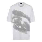 Balmain Vit Klassisk T-shirt White, Herr