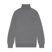 Lyle & Scott Merino Turtleneck Jumper Stickad Gray, Herr