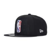 New Era NBA Draft Multi Logo Cap Black, Herr