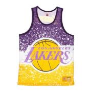 Mitchell & Ness NBA Jumbotron Tank Top Lakers Edition Multicolor, Herr