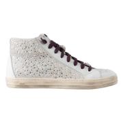 P448 Urban Skate Style Sneaker med Diamantdetaljer White, Dam