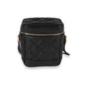 Yves Saint Laurent Vintage Pre-owned Laeder crossbodyvskor Black, Dam