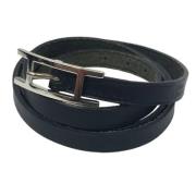 Hermès Vintage Pre-owned Laeder armband Black, Dam