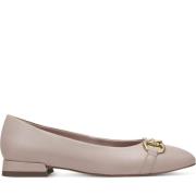 Tamaris Eleganta Stängda Ballerinaskor i Beige Beige, Dam